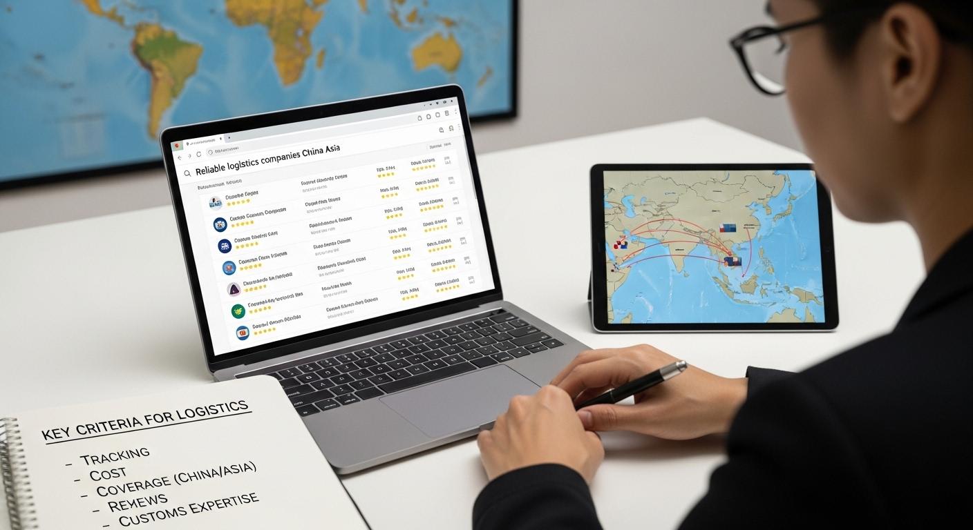 China and Asia how to find reliable logistics company